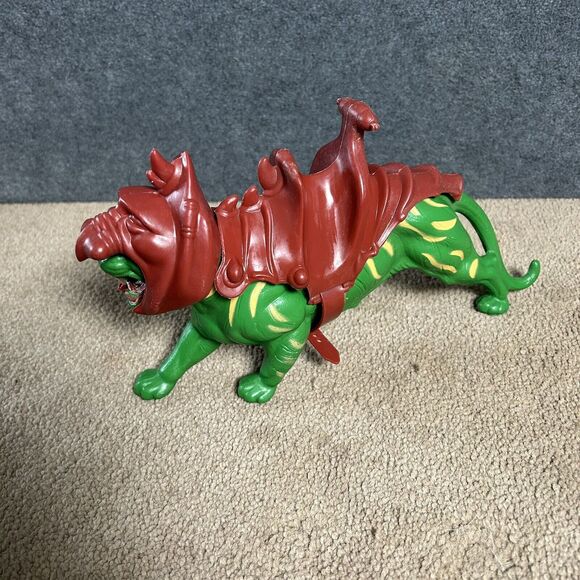 80s MOTU Battle Cat He-man Land Shark Stridor Lot Set Masters of the Universe - Picture 3 of 16